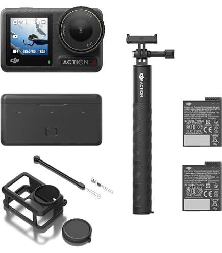 DJI Osmo Action 3 Adventure Combo, Waterproof Action Camera with